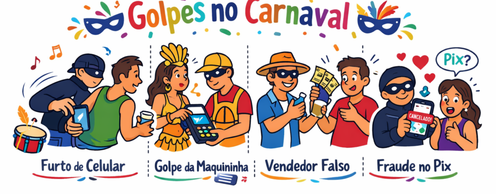 Proteja seu dinheiro: saiba como fugir dos golpes de Carnaval